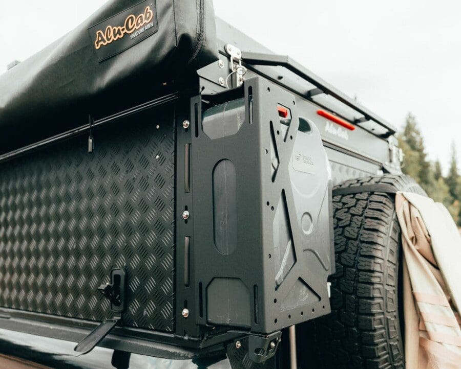 Jerry Can Holder Accessories Canopy Camper AluCab Global